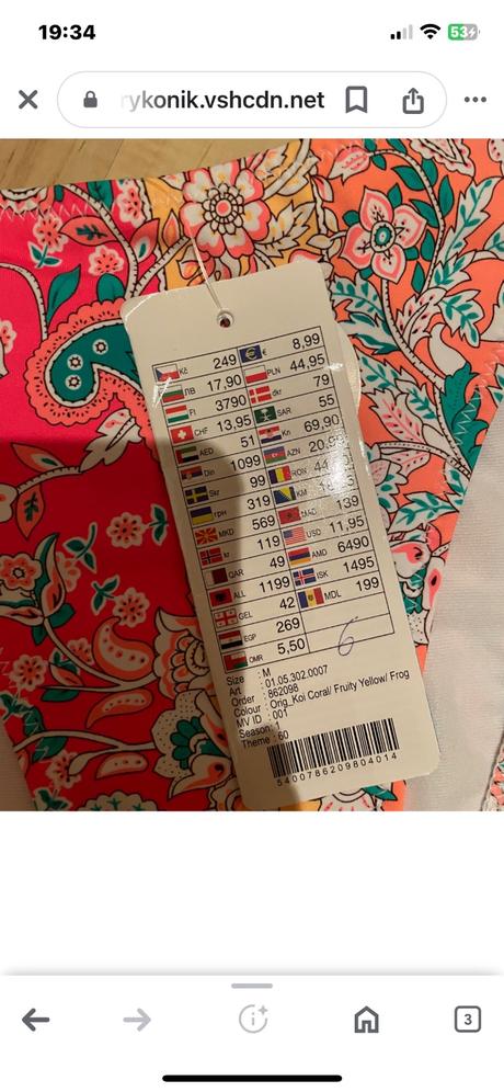 Plavkové nohavičky 1ks/3,-, new yorker,36 / 38 / m / s