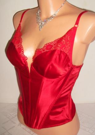 Satenovy sexy korzetik, s