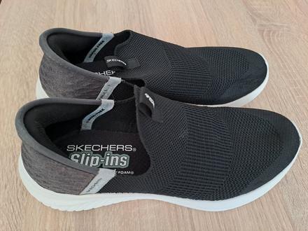 Dievčenské botasky slip in skechers, skechers,37