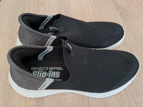 Dievčenské botasky slip in skechers, skechers,37