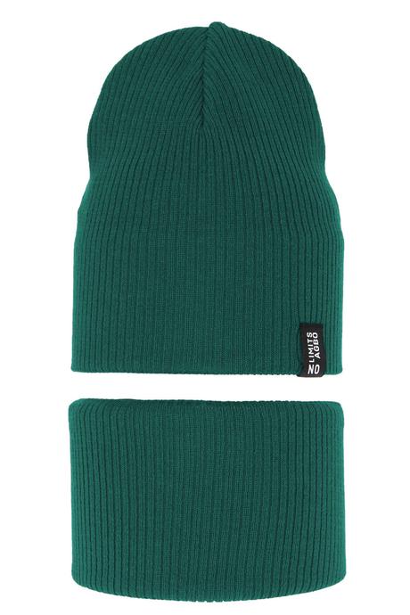 Chlapčenský set čiapka ,nákrčník tunis, 48 / 50 / 52 / 54