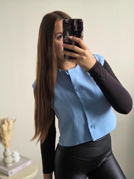 Zara modrá vestička m, zara,m