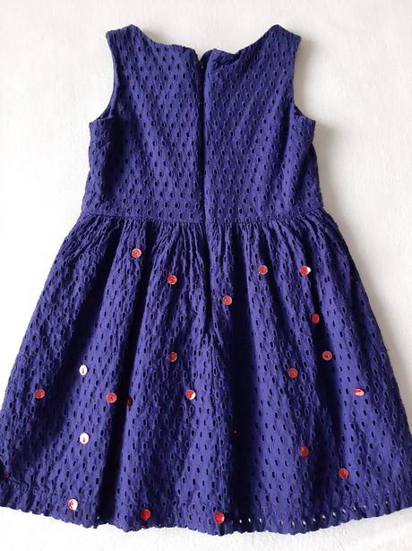 Dierkovane saty s podsivkou, gap,122