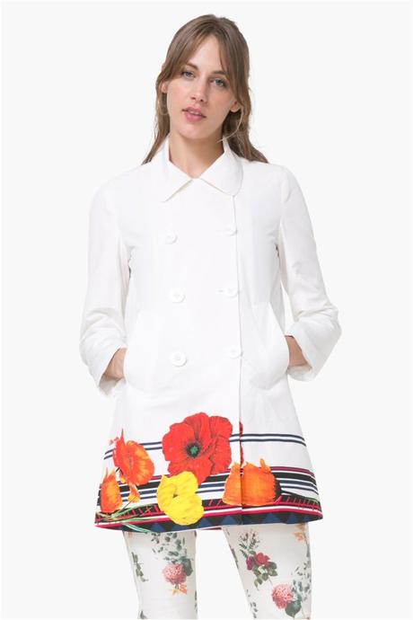 Extravagantný kabát, desigual,l / xl