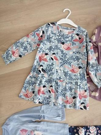 Lindex tunika/šaty s okrasnými rukávikmi, lindex,104