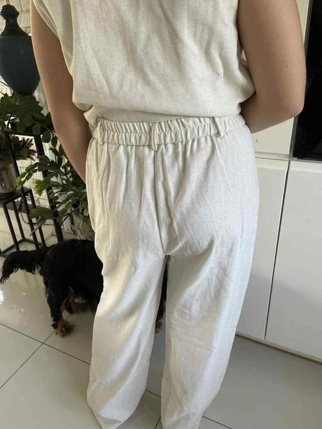 Ľanový set s vestou, l