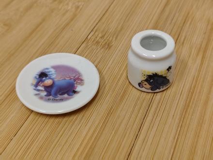 Zb mini porcelán pre bábik oslík ijáčik 2ks disney, 