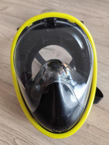 Celotvárová šnorchlovacia maska detská,