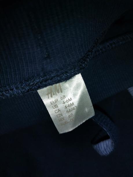 Tepláky 2ks, h&m,68