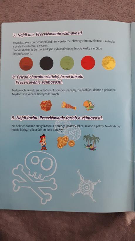 Suprava hier, puzzle, jake a pirati,