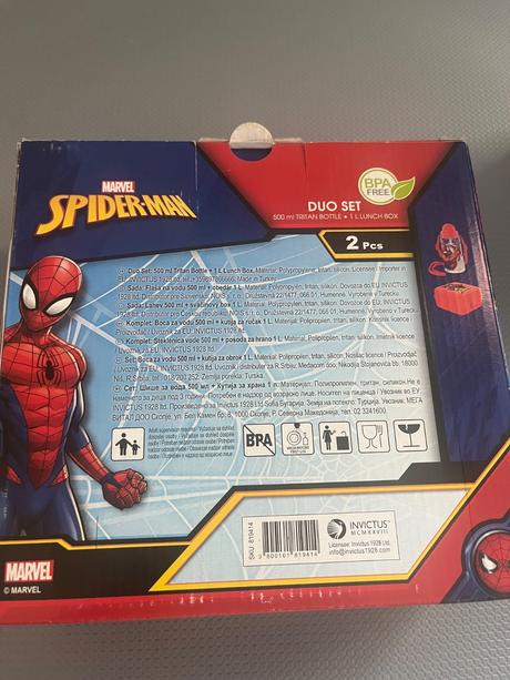 2desiatové sady spider man, 