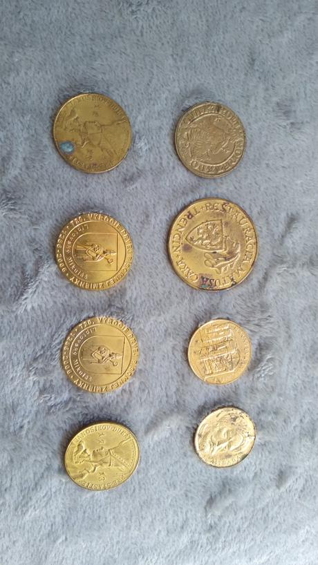 Minca koruna peniaze staré slovenské halier, 