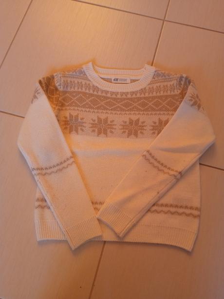 Elegantný pulóver, h&m,134