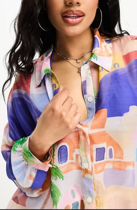 Asos raz oblecena dovolenkova kosela/minisaty s-xl, 