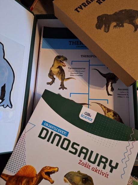 Albi science dinosaury výukový box,