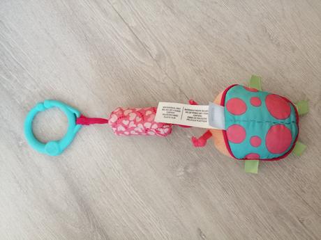 Plyšový prívesok na kočík lienka, 