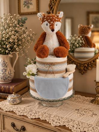 Plienková torta líščie objatie - pre chlapčeka,