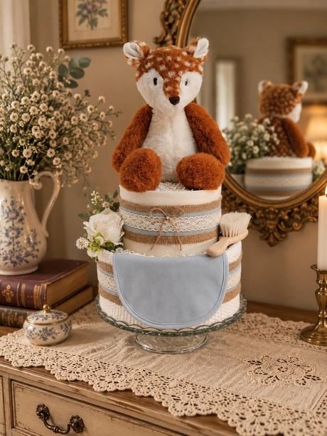 Plienková torta líščie objatie - pre chlapčeka,