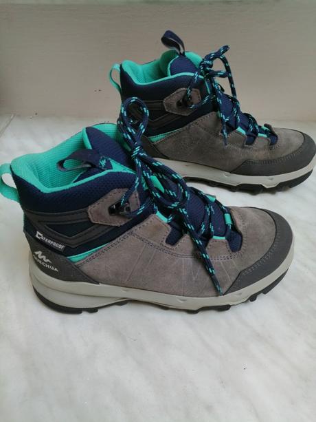 Topanky pre chlapcov zimne viacfarebne vel. 34, quechua,34