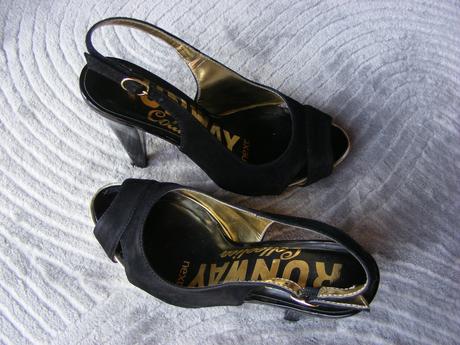 Čierne sandále zn. next, next,37