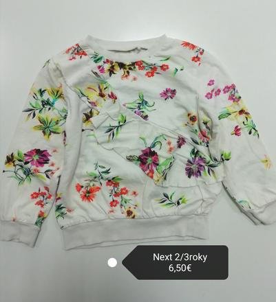 Kvetinová mikina next, next,98