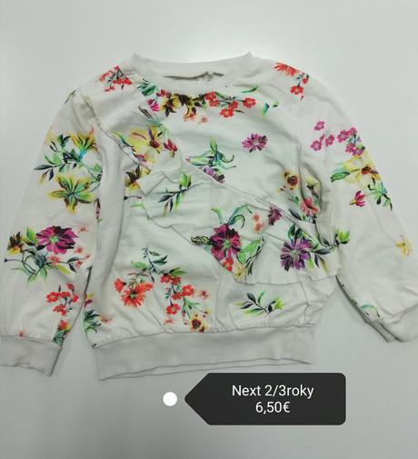 Kvetinová mikina next, next,98