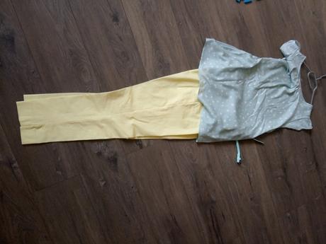 Žlté nohavice, camaieu,36