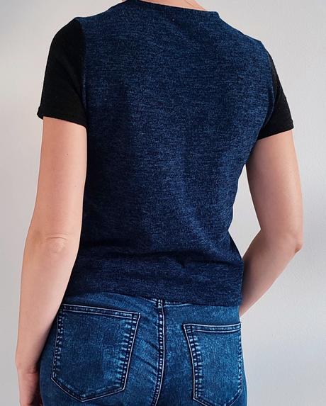 Ľahký jelenicový svetrík s krátkym rukávom, river island,s