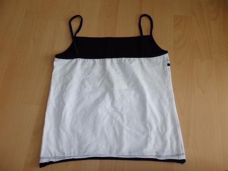 Cierno - biele tielko / tricko, 164