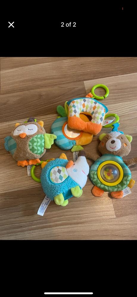 Hracia podložka baby fehn lesné zvieratká, 