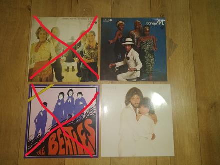 Rôzne vynilové platne, 