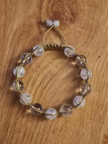 Krištáľ náramok kris, 