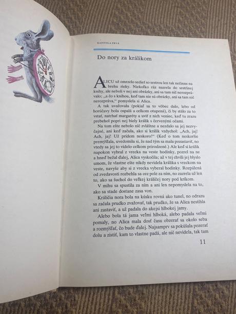 Stará retro lewis carroll alica v krajine zázrakov,