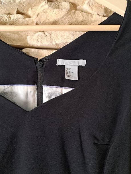 Čierne puzdrové midi šaty, h&m,s