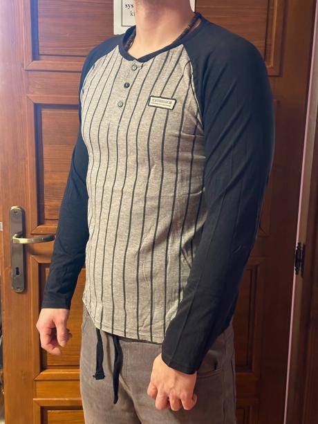 Pánske tričko s dlhým rukávom, m