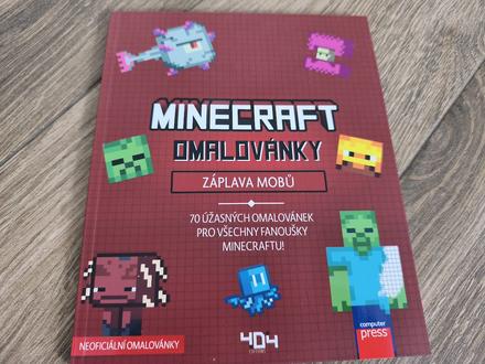 Omalovánky minecraft  záplava mobu, 