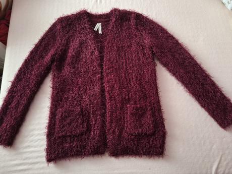 Bordový svetrik, young dimension,128