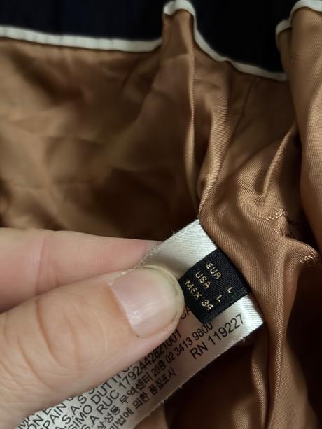 Massimo dutti old money style jacket bunda tmavomo, l