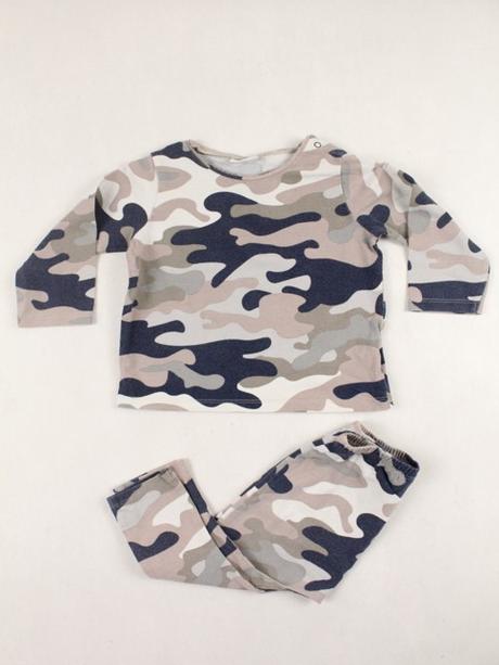 Maskáčový komplet next veľ. 9-12 mes., next,80