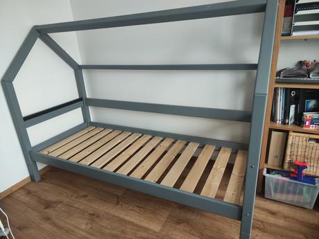 Benlemi šedá posteľ, šírka (cm): 80,dĺžka (cm): 200