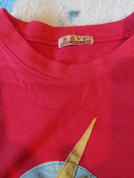 Tričko, červené 128/134, nosrne, 128