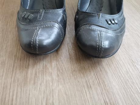 Lodičky, pohodlné, kožené, 37