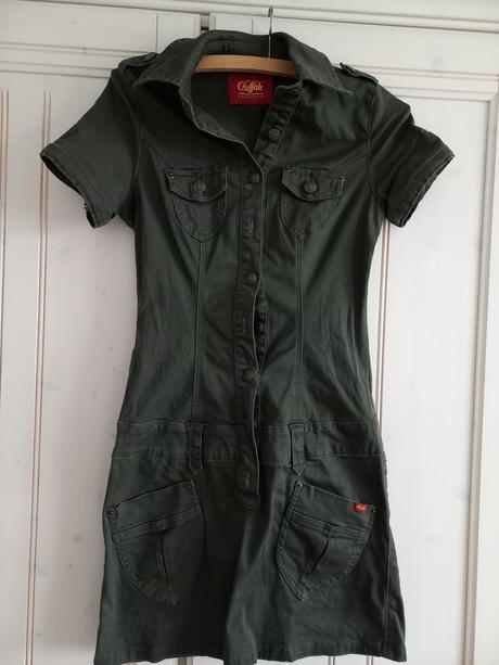 Riflové mini šaty, buffalo,36