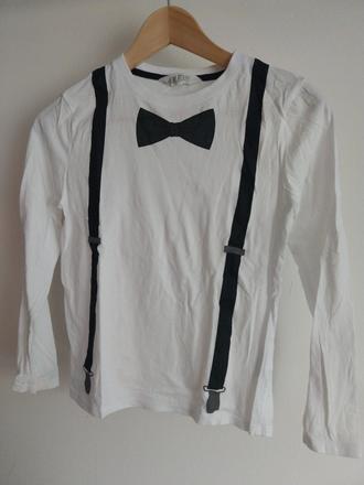 Tricko s motylikom, h&m,134