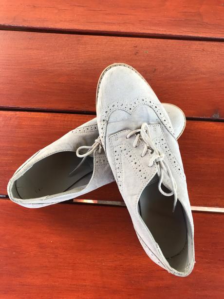 Dámske semišové poltopánky, 40