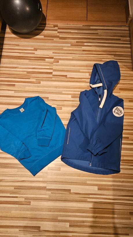 Bubbe softshelova bunda 116/122plus mikinka, bubbe,116