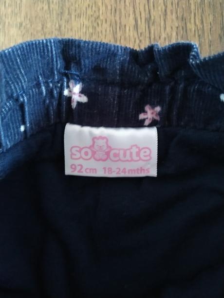 Menčestrové nohavice, pepco,92