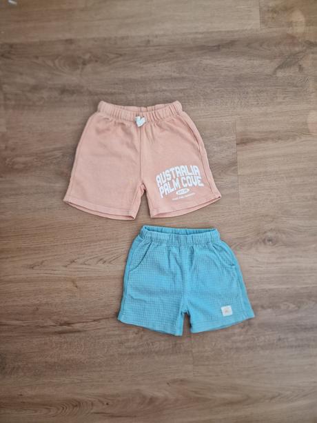 2x šortky zara, 104, zara,104