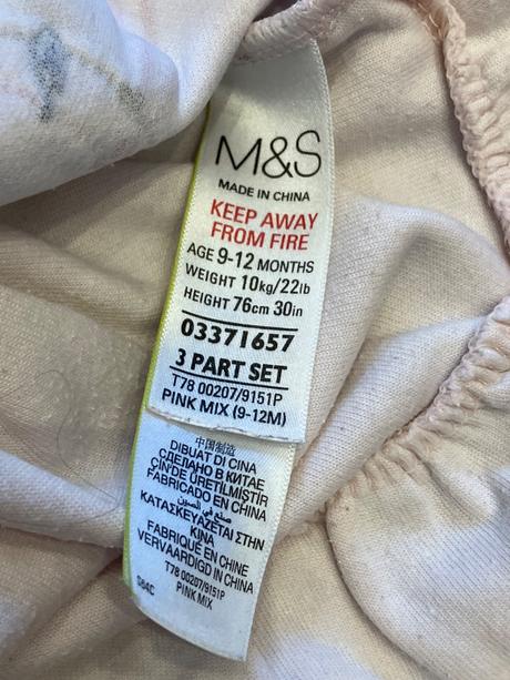 Dievčenské zamatové šaty so zajačikom (9-12 mes.), marks & spencer,74