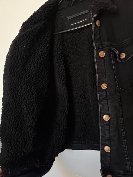 Zateplená riflová bunda, only,36